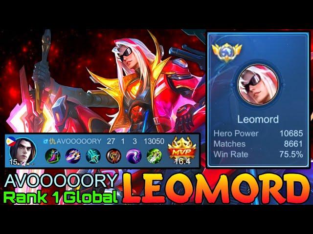 27 Kills Leomord Insane 8,600+ Matches - Top 1 Global Leomord by AVOOOOORY - Mobile Legends