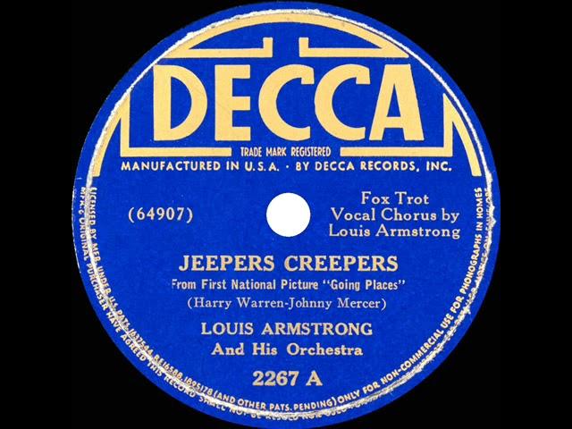 1939 Louis Armstrong - Jeepers Creepers