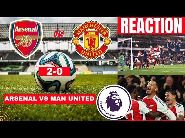 Arsenal vs Manchester United 2-0 Live Premier League Football EPL Match Score Highlights Gunners