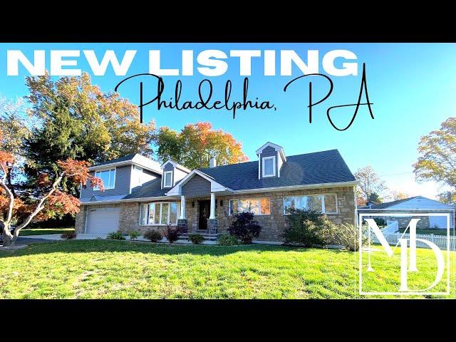 Philadelphia House for Sale | Custom Staircase and Hidden Room | 4 Beds and 3 Baths | Fireplace