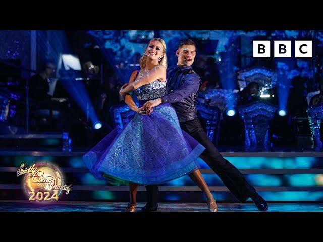 Tasha Ghouri and Aljaz Skorjanec Viennese Waltz to Misty Blue by Dorothy Moore  BBC Strictly 2024