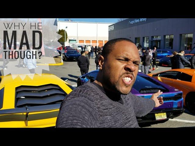 Lamborghini Huracan Owner Tries To Destroy My Hellcat Before Car Show