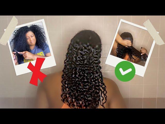 How to Detangle Dry, Tangled and Matted Natural Hair | Curly Hair