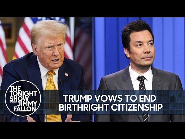 Trump Vows to End Birthright Citizenship, Taylor Swift Wraps Up Historic Eras Tour | Tonight Show