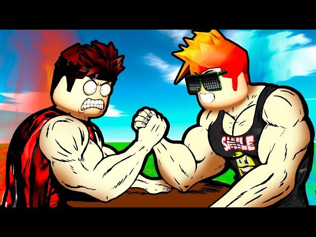 БОЙ ПРОТИВ ТОП 1 МИРА СМАЙЛ ФРЕДДИ В СИМУЛЯТОРЕ Arm Wrestle Simulator В РОБЛОКС !