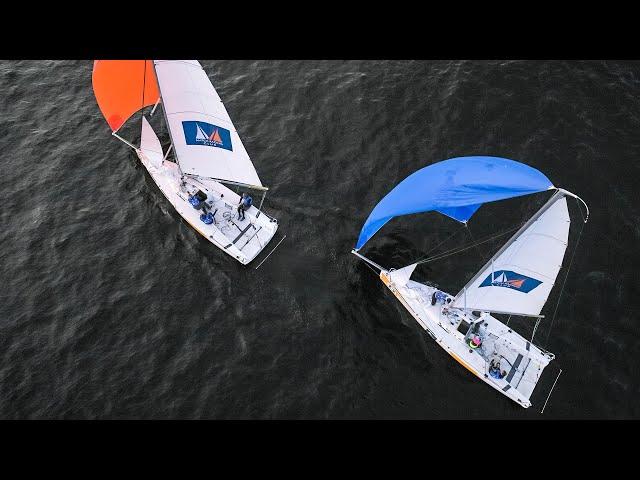 Match Race | Sailing Academy Autumn Cup 2020 Шаповалов - Олонцев. Огибание нижнего знака