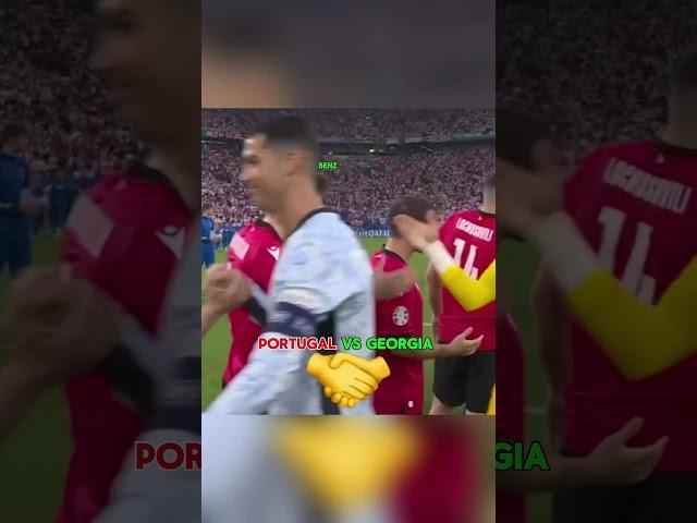 Kvaratskhelia and mbappe reaction to Ronaldo #shorts