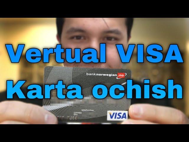 Vertual Visa karta ochish