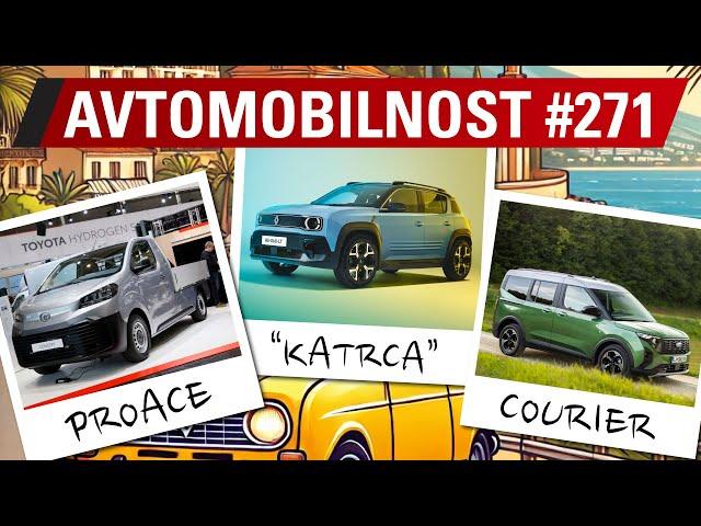 TV oddaja Avtomobilnost #271 - "katrca", twingo, courier in proace