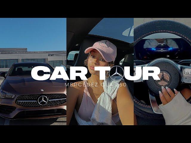 CAR TOUR | MERCEDEZ BENZ 2022 CLA | amazon finds, bling bling and more