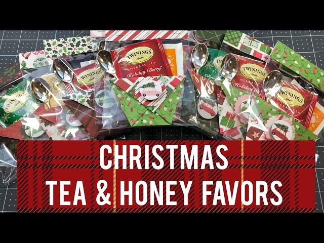 Craft Fair Idea #14:  Christmas Tea & Honey Favors  2019