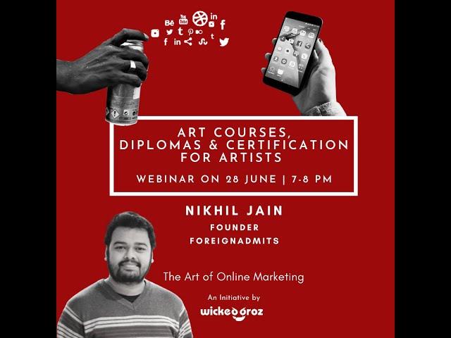 The Art Of Online Marketing - 'Art Courses, Diploma & Certificates for Artists' by Nikhil Jain