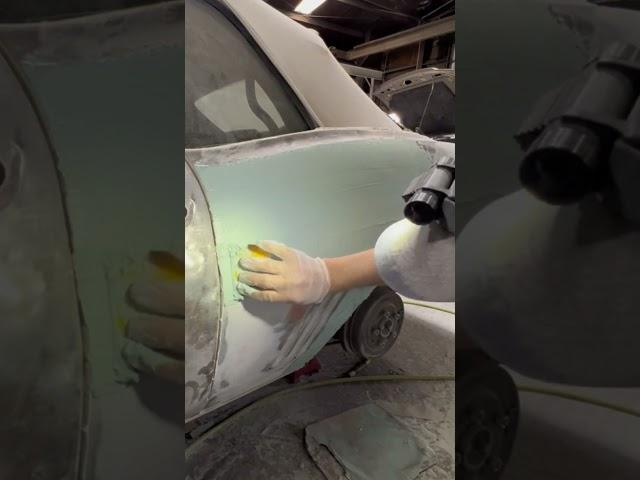 THIS IS HOW WE DO IT Easy DIY Body Filler How To Apply Bondo On Quarter Panel Tips Tricks