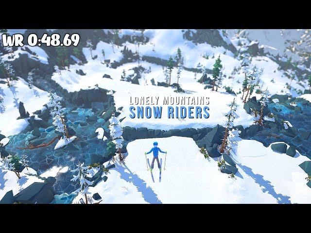 Lonely Mountains : Snow Riders WR 0:48.69 Tannenstein Eisige Allee Blue Slope - Blue Slope