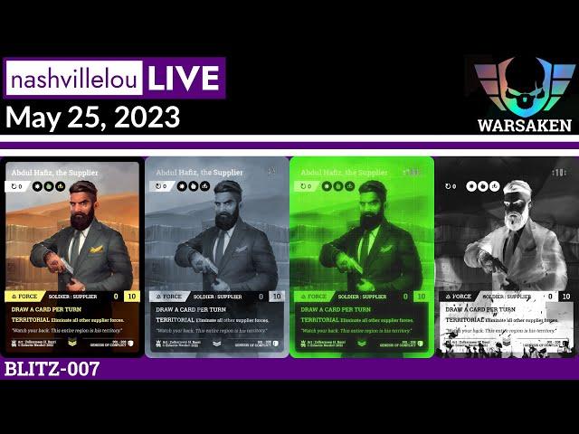 Warsaken Blitz-007 on NashvilleLou Live (May 25, 2023)