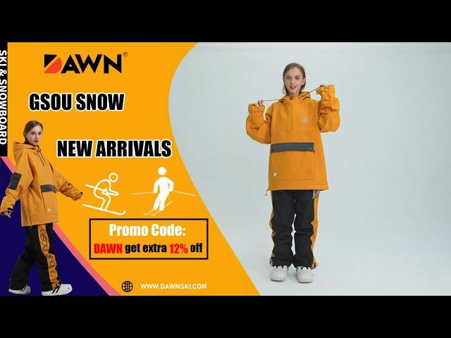 Gsou Snow - Winter Womens Mountain Jacket, Model Photography Showcase & Review - Dawnski.com