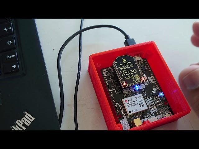 Changing baud rate of a HC-06 Bluetooth Xbee module with Ardusimple U-blox F9 board