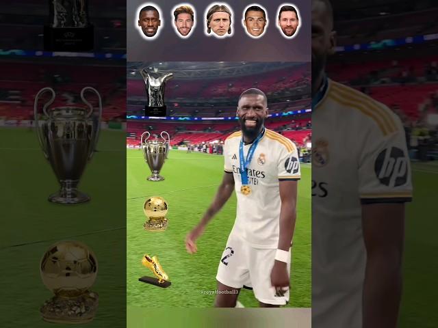 Rudiger, Ramos, Modric, Ronaldo, Messi #football #shorts #ronaldo #messi #modric