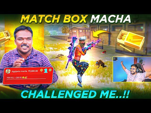 Aggipetta Macha Challenged Munna Bhai  PER KILL 2000rs..?? - Free Fire Telugu - MBG ARMY