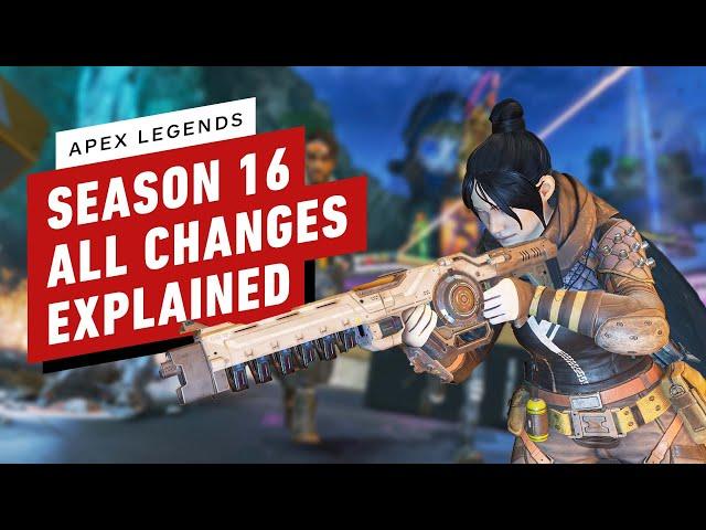 Apex Legends Season 16 ALL Legend Class Reworks and Patch Notes Explained