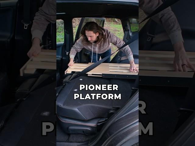 Car camping without bumps!  The Pioneer Platform levels your ride for a flat & comfy build 