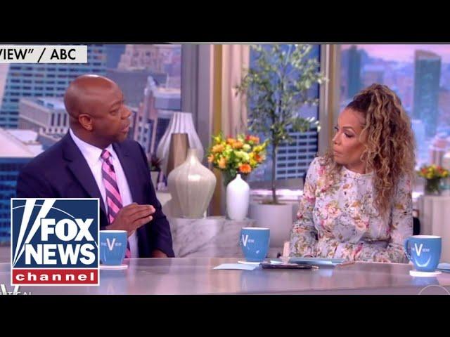 Tim Scott leaves 'The View' speechless after confrontation