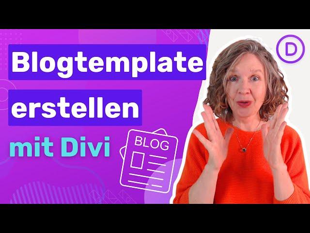 Eigenes Blogdesign für deine Beiträge | Divi Theme Tutorial