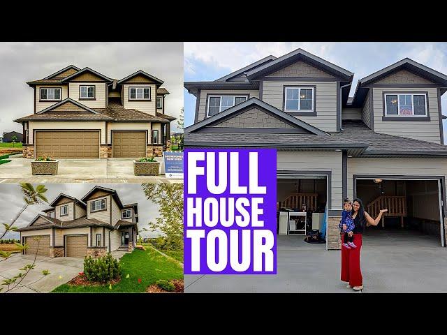 A HOUSE TOUR SEMI-DETACHED | HOME COST CRASHED IN CALGARY | Indian in CANADA | Choudhary family Vlog