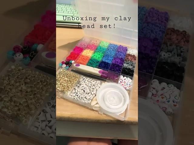 Unboxing my clay bead set! | Artistic Daisy #claybeads