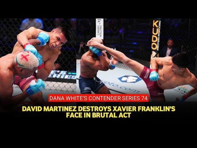 DWCS 74 results: David Martinez kicks Xavier Franklin in the face to earn win