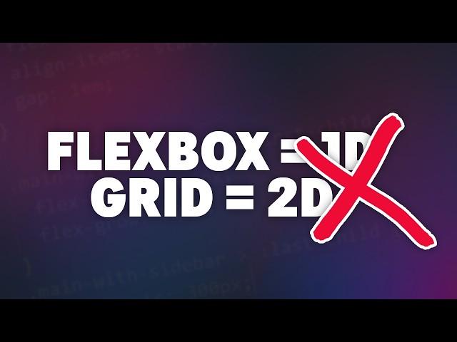 Stop the Flexbox for 1D, Grid for 2D layout nonsense