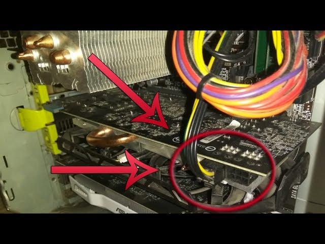 If you bought a Video card which have 2 6/8-pin, but the power unit have just one