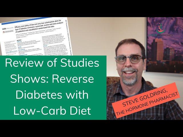 Reverse Diabetes with Low Carbohydrate Diet | Reduce A1C and Blood Glucose