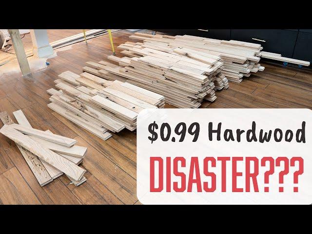 $0.99 Utility Oak Flooring - What You Actually Get