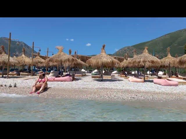 Borsh beach in Albania