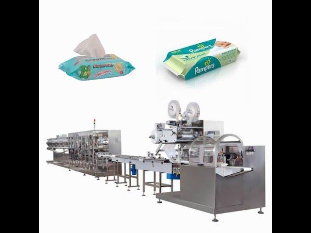 12 lanes wet wipe folding machine full line