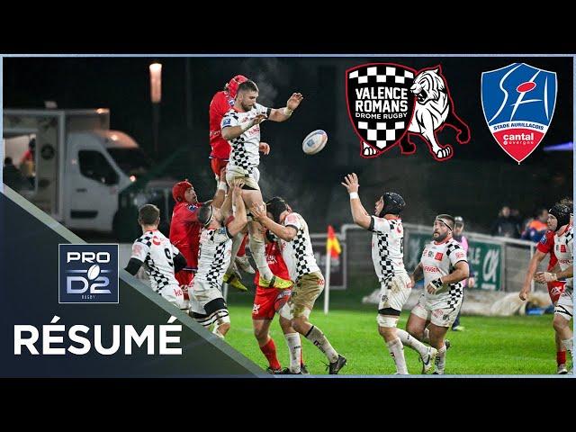 PRO D2: Résumé partie complète Valence Romans vs Aurillac : J22 - Saison 2024/2025