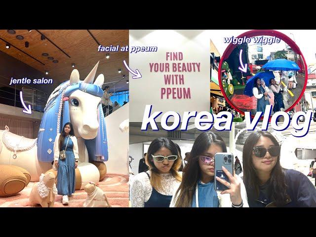 a day in gangnam  korea vlog | facial at ppeum, wiggle wiggle, london bagel museum & more!