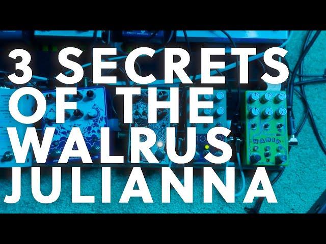 3 Secrets of the @walrusaudioeffects Julianna #pedalboard #stereo #pedals