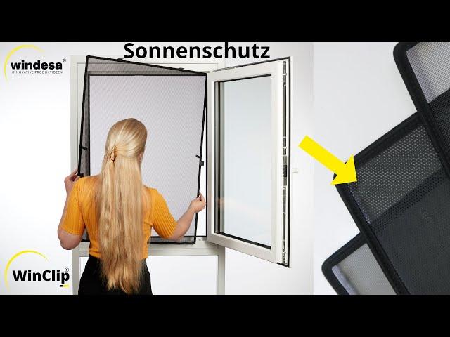 Sonnenschutz & Hitzeschutz für Ihre Fenster! WinClip Cool - Sonnenschutz auf Maß