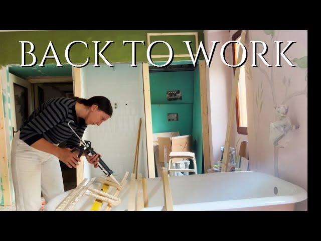 BACK to the RENOVATION/ Bathroom DIY