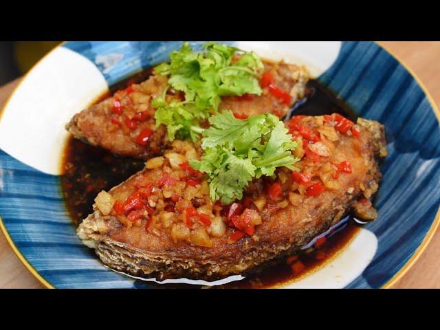 香煎酱油鱼的做法酱香入味，肉嫩多汁，好吃又下饭‼️Fried fish with soy saucesauce is fragrant, tender and juicy, delicious