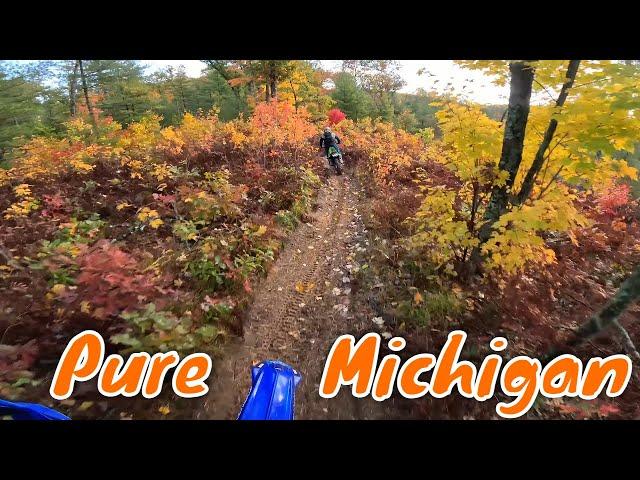 Fall Colors on Dirt Bikes | Riding Dirt Bikes in Michigan