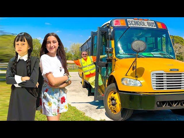 Kids in the school yellow bus and other stories