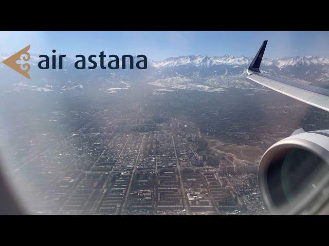 FLYING AIR ASTANA’S *NEWEST* BUSINESS CLASS | AIRBUS A321neo | Astana - Almaty