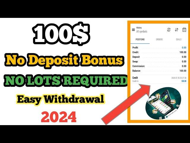 $100 No Deposit Bonus Withdrawable| No deposit bonus forex 2024 | Free No Deposit Bonus Forex 2024