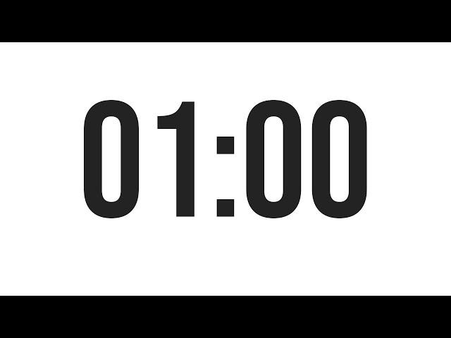 1 MINUTE COUNTDOWN TIMER (60 SECONDS TIMER)