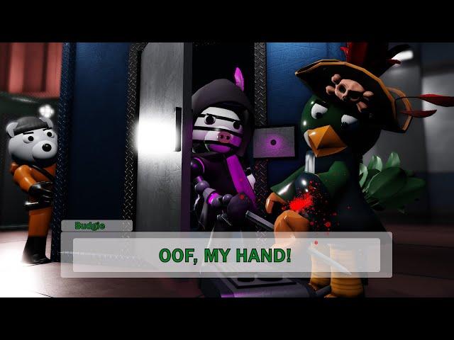 HOW BUDGEY LOST HER HAND! CREWMATES ORIGIN STORY VOL1 (ROBLOX PIGGY BOOK 2 ANIMATION) CH 8 CUTSCENE