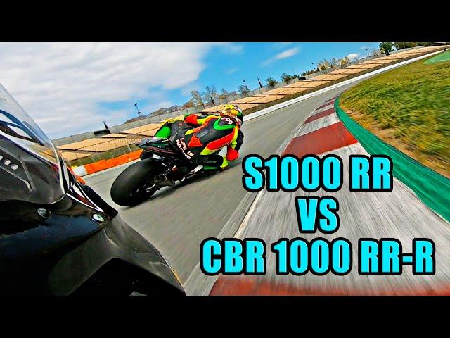 Honda CBR 1000 RR-R vs S1000RR | FULL RACE in Catalunya