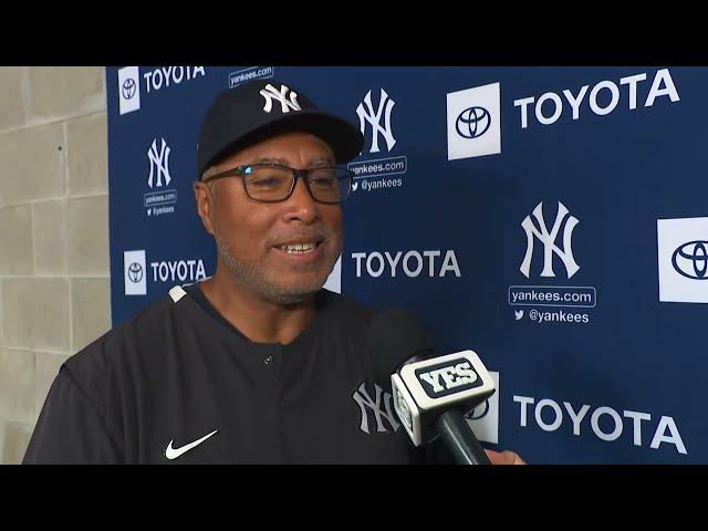 Yankees legend Bernie Williams on Jasson Domínguez & visiting camp